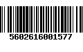 Código de Barras 5602616001577