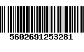 Código de Barras 5602691253281