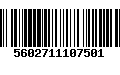 Código de Barras 5602711107501