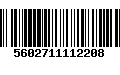 Código de Barras 5602711112208