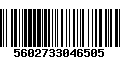 Código de Barras 5602733046505