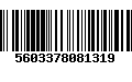 Código de Barras 5603378081319