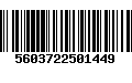 Código de Barras 5603722501449