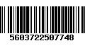 Código de Barras 5603722507748