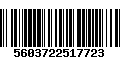 Código de Barras 5603722517723