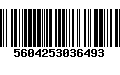 Código de Barras 5604253036493