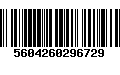 Código de Barras 5604260296729