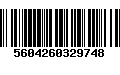 Código de Barras 5604260329748