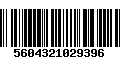 Código de Barras 5604321029396