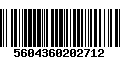 Código de Barras 5604360202712