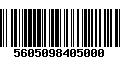 Código de Barras 5605098405000