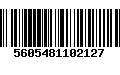 Código de Barras 5605481102127