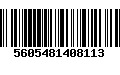 Código de Barras 5605481408113