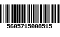 Código de Barras 5605715008515