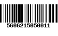 Código de Barras 5606215050011