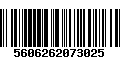 Código de Barras 5606262073025