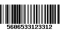 Código de Barras 5606533123312