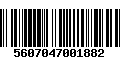 Código de Barras 5607047001882