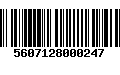 Código de Barras 5607128000247