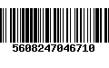 Código de Barras 5608247046710