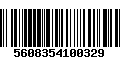 Código de Barras 5608354100329