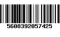 Código de Barras 5608392057425