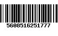 Código de Barras 5608516251777