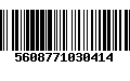 Código de Barras 5608771030414