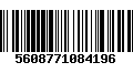 Código de Barras 5608771084196