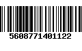 Código de Barras 5608771401122