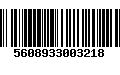 Código de Barras 5608933003218