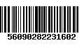 Código de Barras 56090282231602