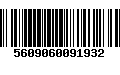 Código de Barras 5609060091932