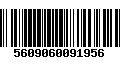 Código de Barras 5609060091956