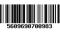 Código de Barras 5609690700983