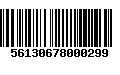 Código de Barras 56130678000299