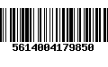 Código de Barras 5614004179850