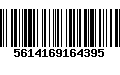 Código de Barras 5614169164395