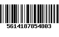 Código de Barras 5614187854803