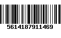 Código de Barras 5614187911469