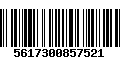 Código de Barras 5617300857521