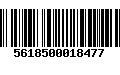 Código de Barras 5618500018477