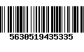 Código de Barras 5630519435335