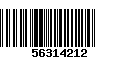 Código de Barras 56314212