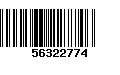 Código de Barras 56322774