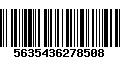 Código de Barras 5635436278508