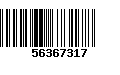 Código de Barras 56367317