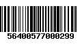 Código de Barras 56400577000299