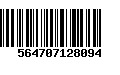 Código de Barras 564707128094