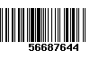 Código de Barras 56687644